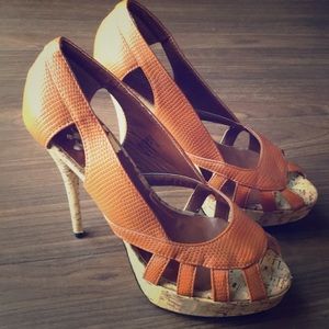Camel Colored High Heels